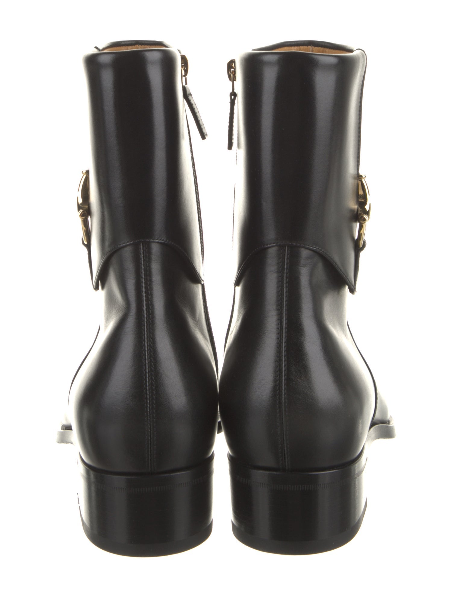 Gucci Hasler Horsebit Accent Leather Chelsea Boots
